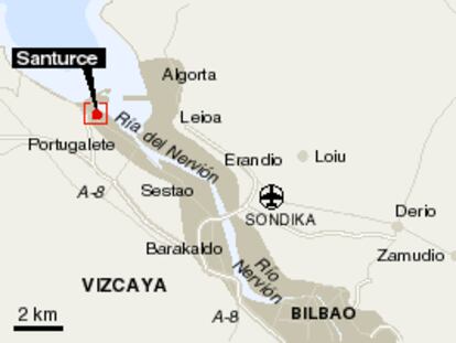 Tres muertos tras caer dos grúas en Vizcaya y A Coruña por el temporal