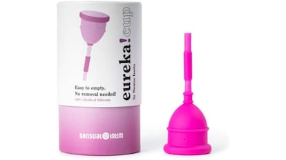 Copa menstrual de Eureka! Cup.