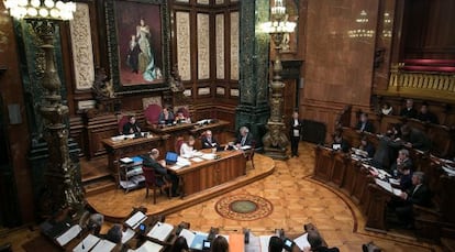 La sala de plens de Barcelona.