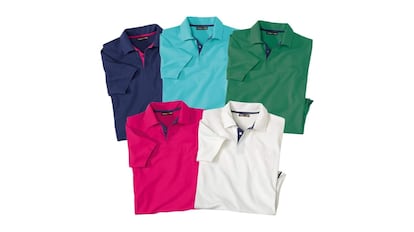 Este pack de cinco polos para hombre está arrasando en Amazon.
