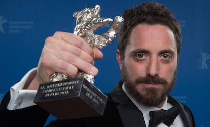 El director chileno Pablo Larra&iacute;n en la Berlinale.