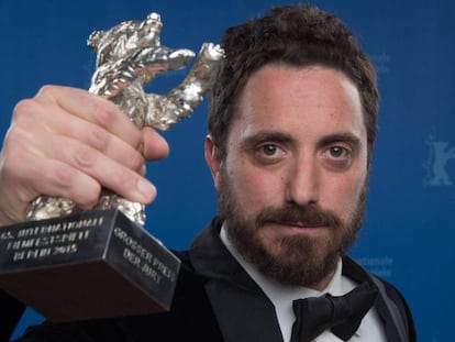 El director chileno Pablo Larra&iacute;n en la Berlinale.