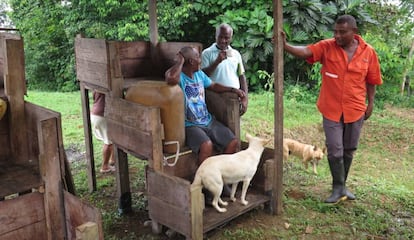 Campesinos en la zona de Tumaco (Colombia).