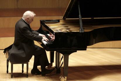 Daniel Barenboim, en Zaragoza, el pasado 23 de noviembre.  