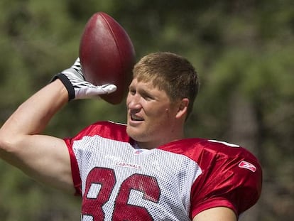 Todd Heap, en una imagen de archivo de agosto de 2011, en la pretemporada con los Arizona Cardinals.