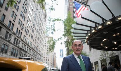 Ignacio Sánchez Galán, presidente de Iberdrola, fotografiado en Nueva York .