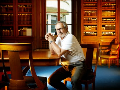 Jean-Jacques Hublin, retratado en el Collège de France, en París.