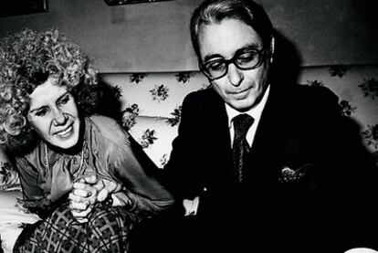 Cayetana Fitz-James Stuart with her then-husband Jesús Aguirre.