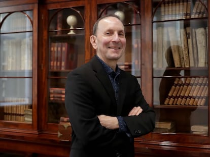 Daniel Drucker at the BBVA Foundation headquarters in Bilbao.