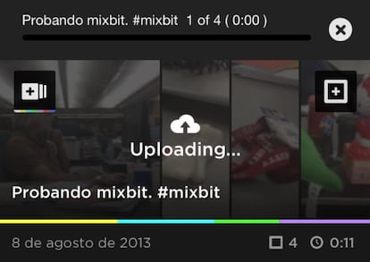 Mixbit permite crear con v&iacute;deos de terceros.