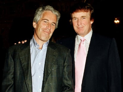 Jeffrey Epstein y Donald Trump