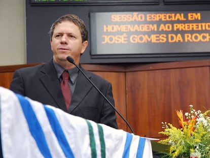 Z&eacute; Gomes, durante solenidade na Assembleia Legislativa.