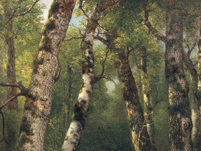 La belleza bucólica del bosque, uno de los temas favoritos de Durand.