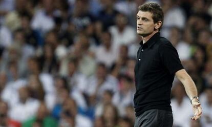 Vilanova, en el partido.