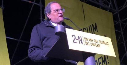 El presidente de la Generalitat, Quim Torra.