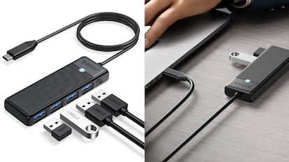ofertas amazon ultima hora en adaptadores con varios puestos USB.