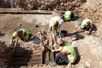 Las excavaciones arqueológicas confirman la existencia de una sinagoga medieval en el Pueblo Viejo de Belchite.