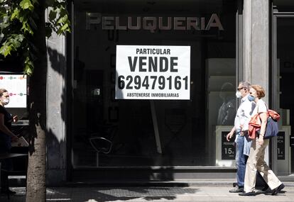 Un local comercial en venta en Bilbao.