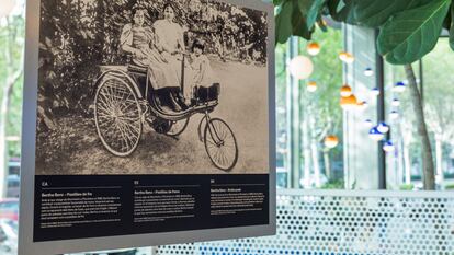 Bertha Benz en una fotografía de la exposición "Pioneras" cedida por la Casa Seat.