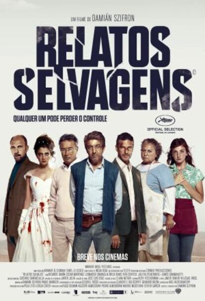 Cartaz brasileiro de 'Relatos selvagens'.