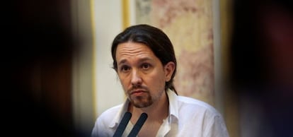 El líder de Podemaos, Pablo Iglesias.