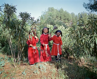 'Los Jetones'. Puente Genil. Andalucía. Semana Santa (2019). De la serie 'Las visiones'.