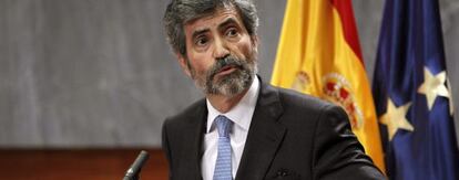 El presidente del CGPJ y del Tribunal Supremo, Carlos Lesmes.