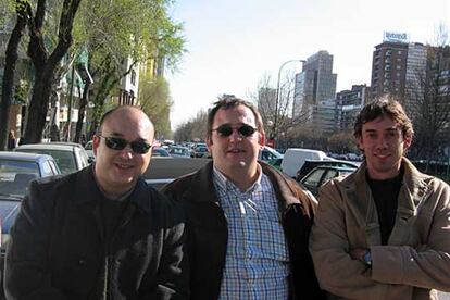 Nacho Palou, Álvaro Ibáñez y Javier Pedreira, autores de Microsiervos.