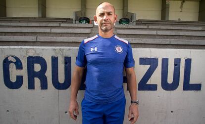 Jémez en los campos de entrenamiento del equipo celeste