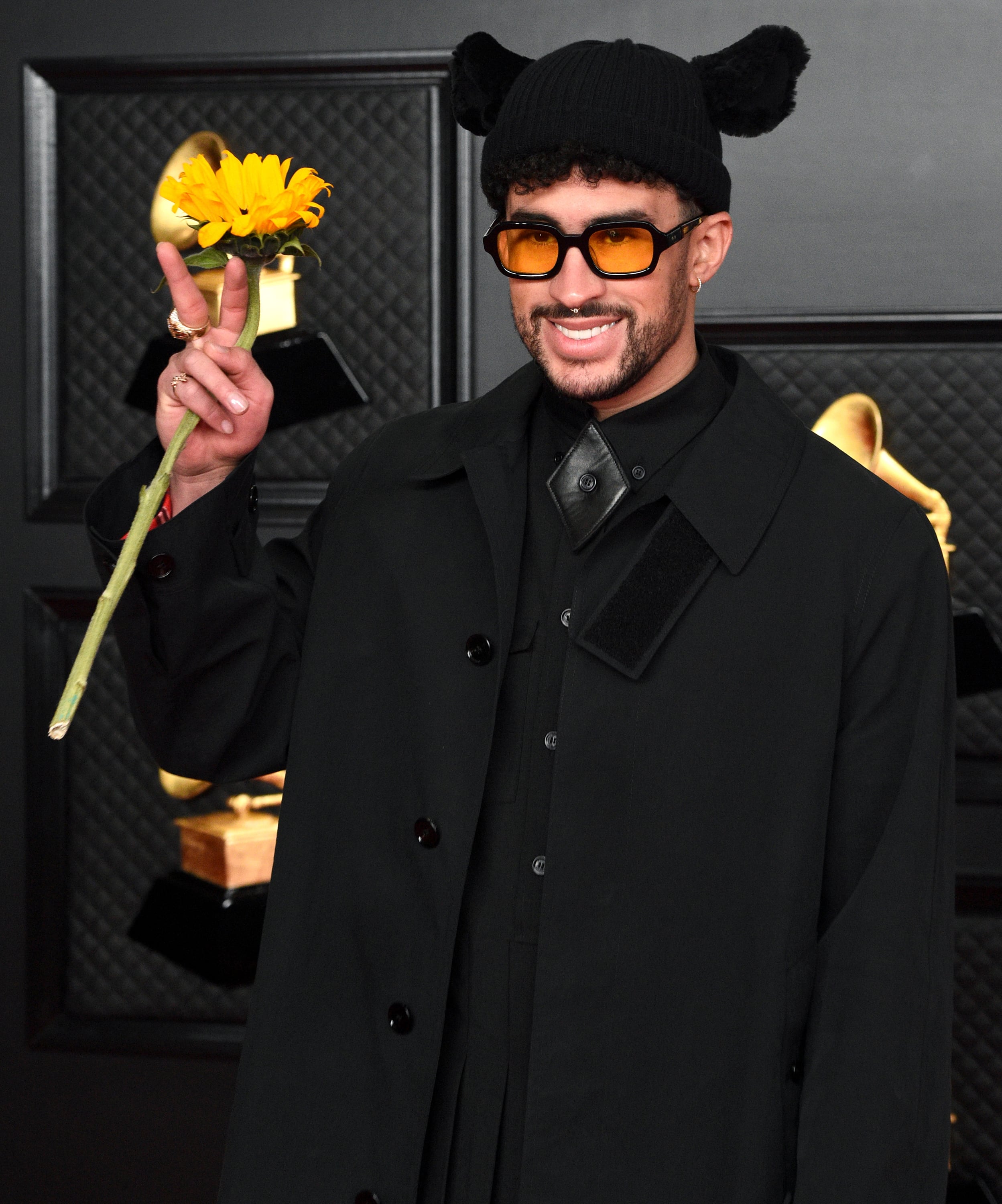 Los Premios Grammy de 2021, con 'look' de Riccardo Tisci para Burberry. 