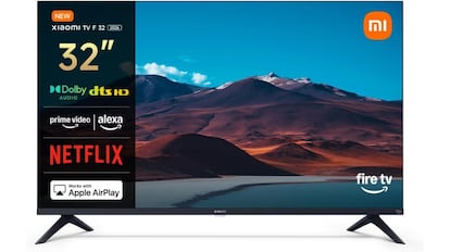 Vista del televisor Xiaomi de 32 pulgadas con descuento en Amazon.