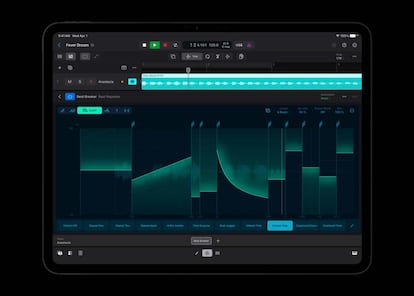 Uso de Apple Creator Studio en un iPad