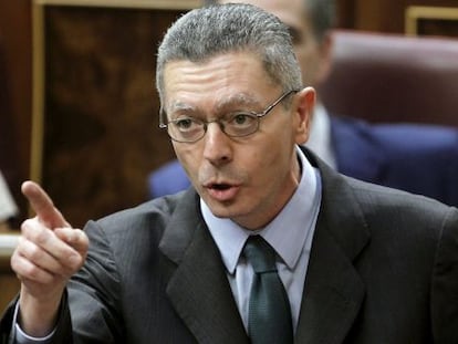 Ruiz Gallard&oacute;n, durante una intervenci&oacute;n en la sesi&oacute;n de control al Ejecutivo 