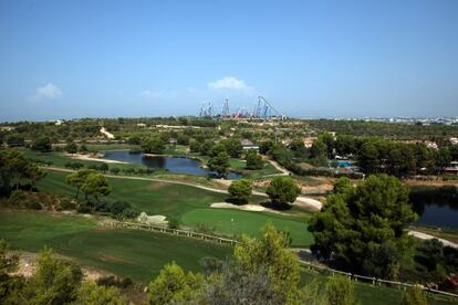 Los terrenos en los que se ubicará el proyecto de Barcelona World.