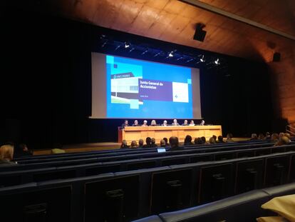 La junta de Faes Farma se celebró en Bilbao.