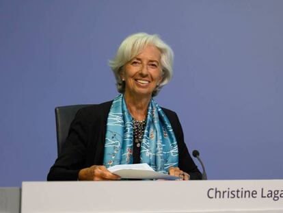  Christine Lagarde, presidenta del BCE.