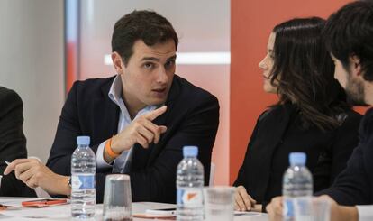 Ejecutiva nacional de Ciudadanos presidida por ALbert Rivera. 