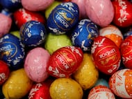 Los chocolates de Pascua de Lindt.
