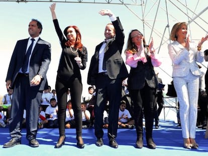 Cristina Kirchner con sus pol&eacute;micas &#039;calzas&#039;.