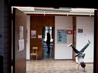 Niños en una escuela en Santiago de Chile, en una imagen de archivo.