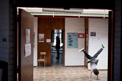 Niños en una escuela en Santiago de Chile, en una imagen de archivo.