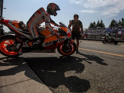 Dani Pedrosa en el GP de República Checa de MotoGP