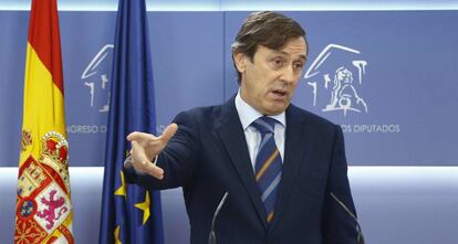 Rafael Hernando, el portavoz parlamentario del PP.