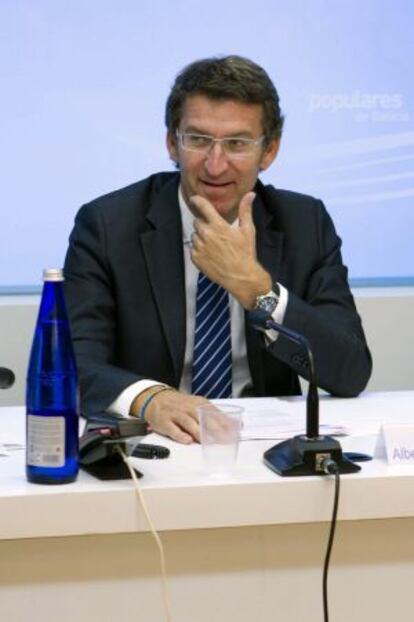 El presidente de la Xunta de Galicia, Alberto Núñez Feijóo