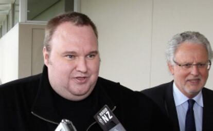 Una imagen de KIm Dotcom en febrero.