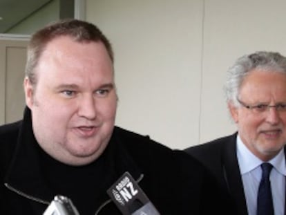 Una imagen de KIm Dotcom en febrero.