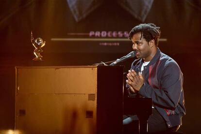 Sampha actúa tras ganar el premio Mercury.