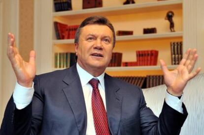 Víctor Yanukóvich, ex primer ministro ucranio y ganador de la primera vuelta de las elecciones presidenciales.