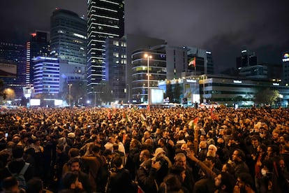 Protestas en Estambul, Turquía, a las puertas del consulado israelí.