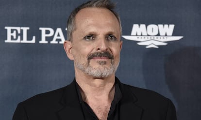 El cantante Miguel Bosé.